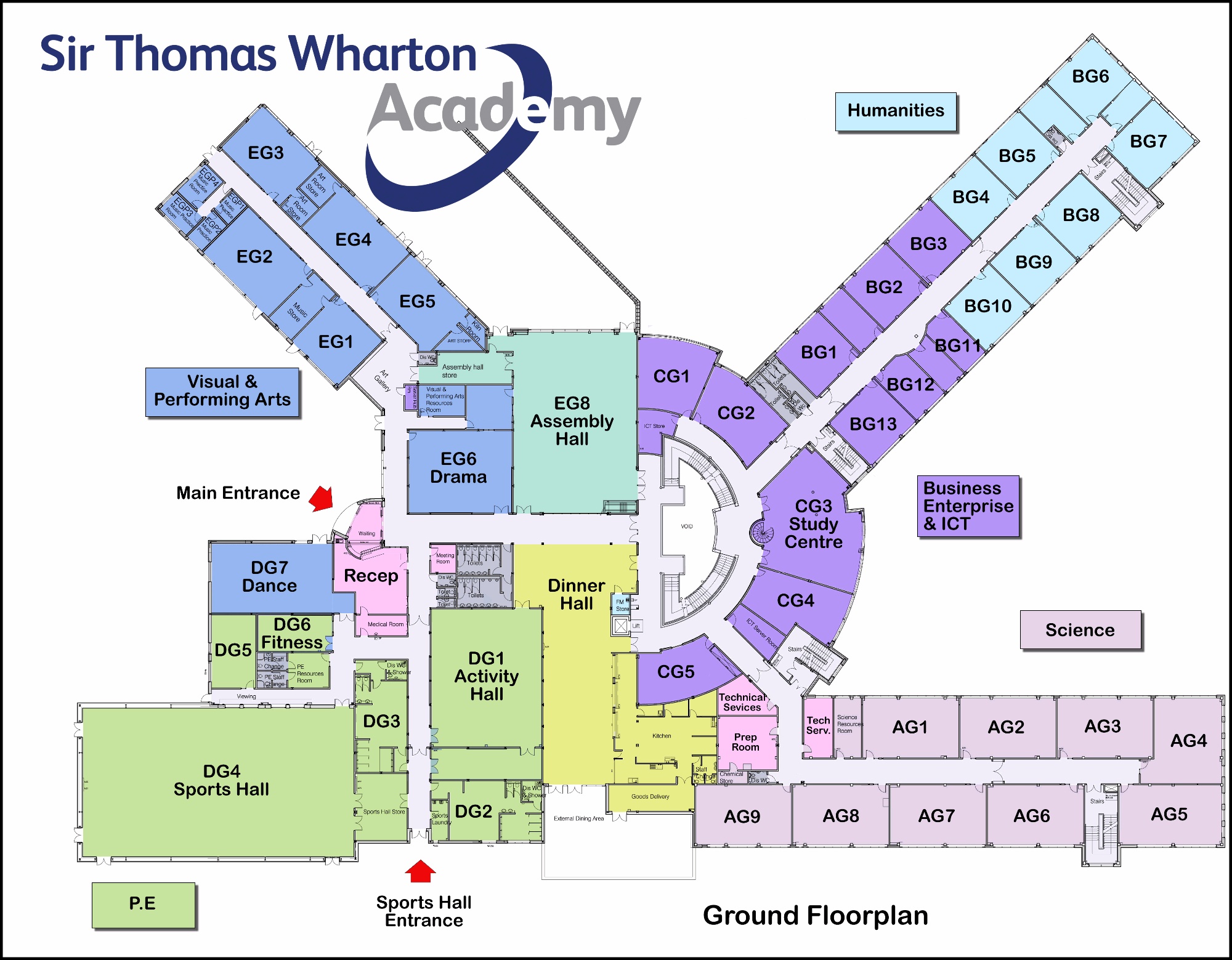 STWA Ground Floor Map